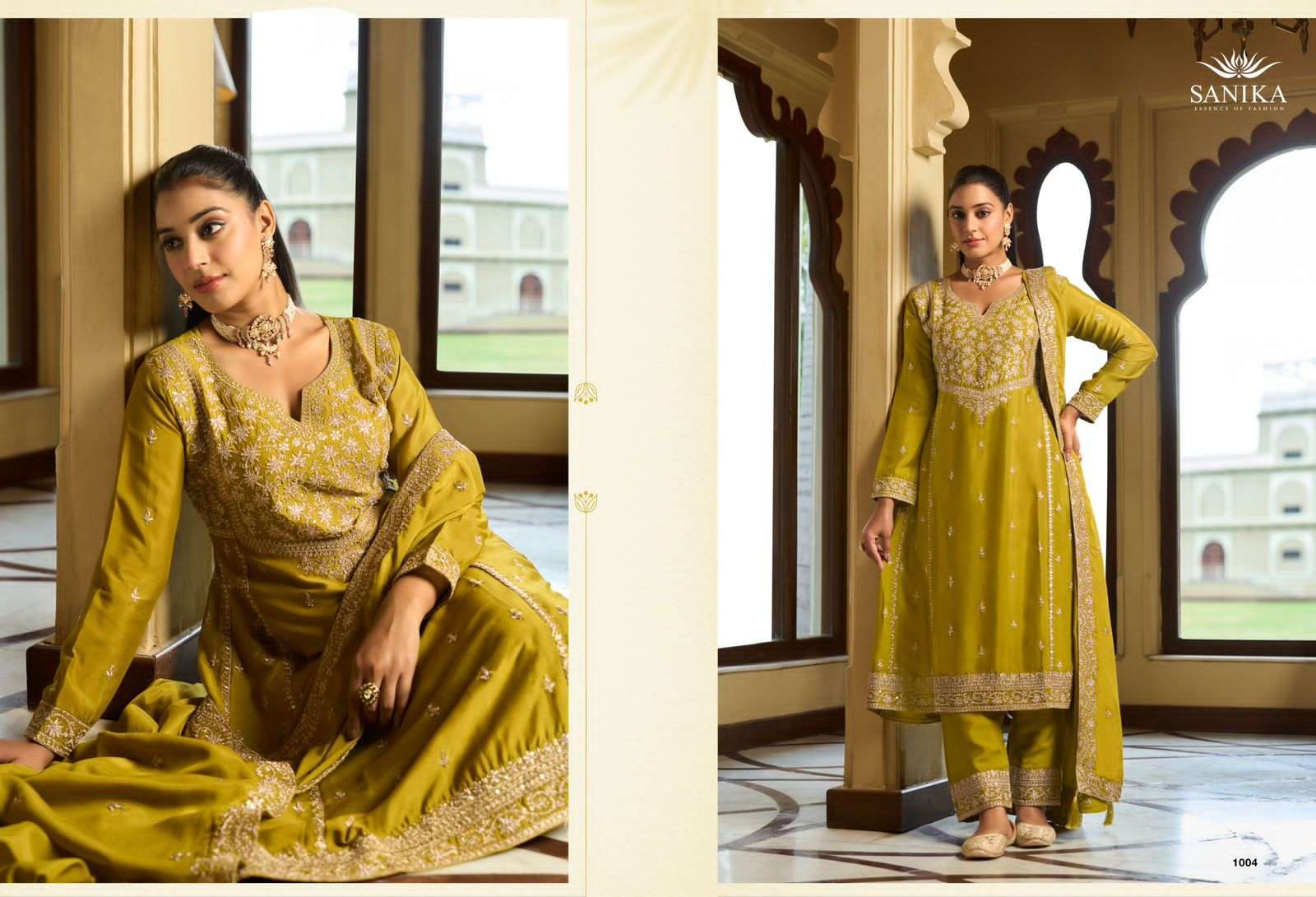 SANIKA AARINI READYMADE DESIGNER SUIT CATALOGUE BEST RATE WHOLESALER 