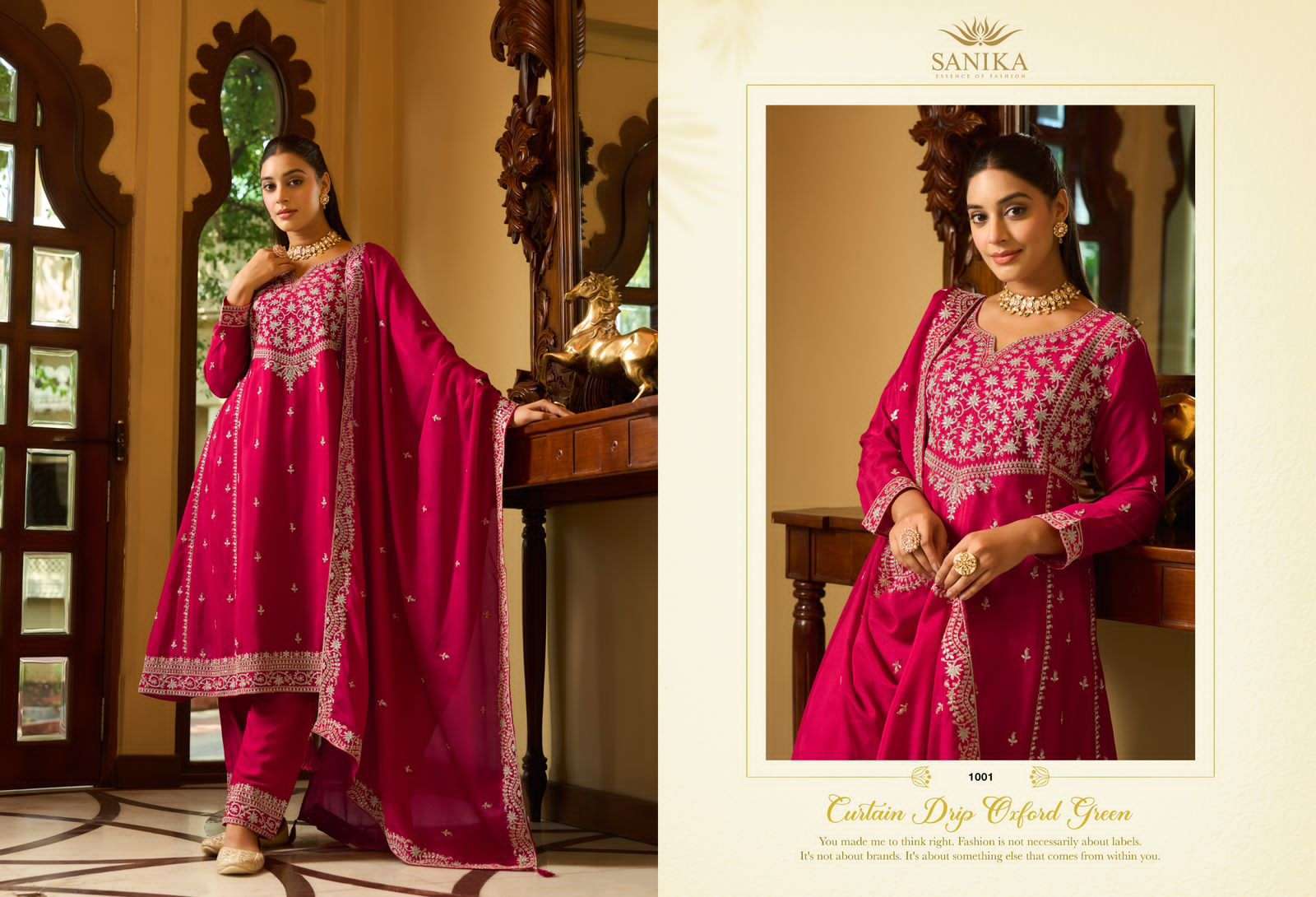 SANIKA AARINI READYMADE DESIGNER SUIT CATALOGUE BEST RATE WHOLESALER 