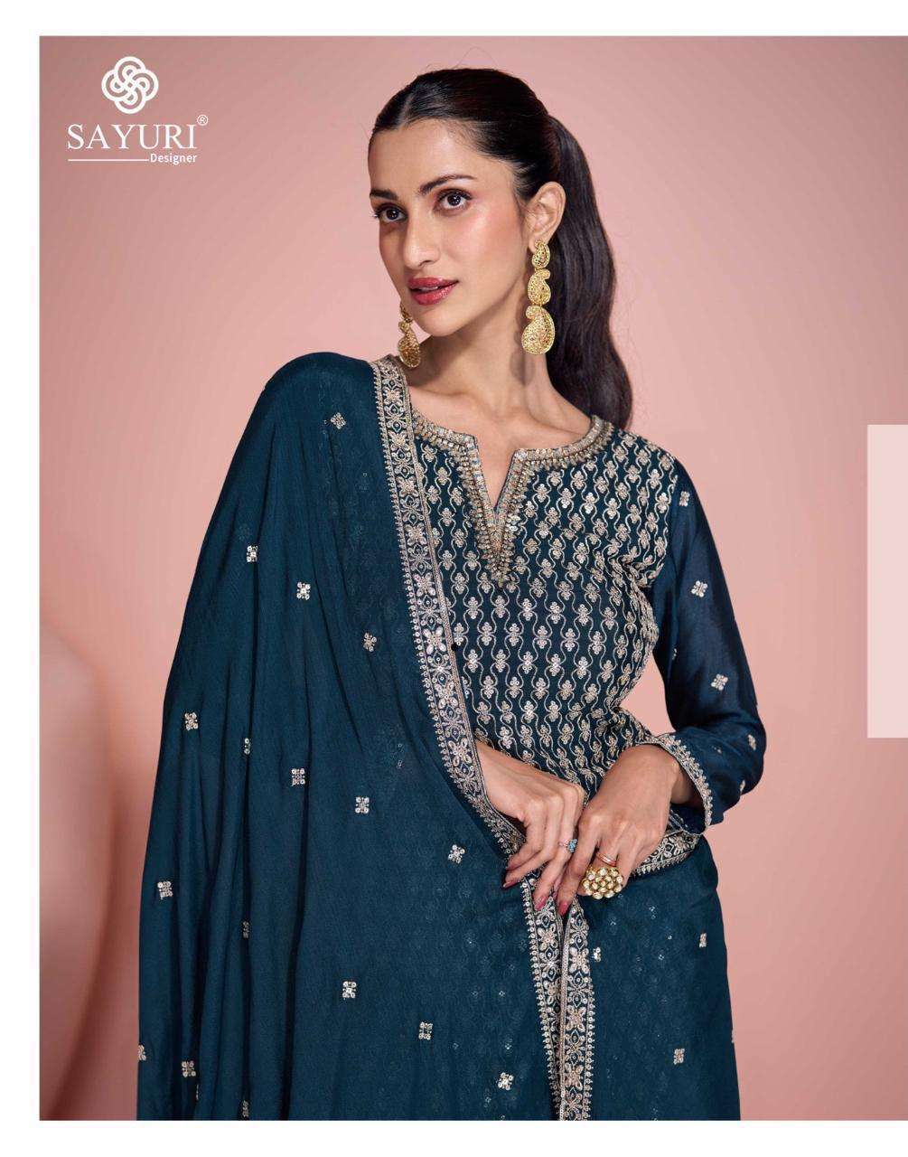 SAYURI ZOHA PARTYWEAR SHARARA DRESS CATALOGUE BEST RATE DEALER 2025