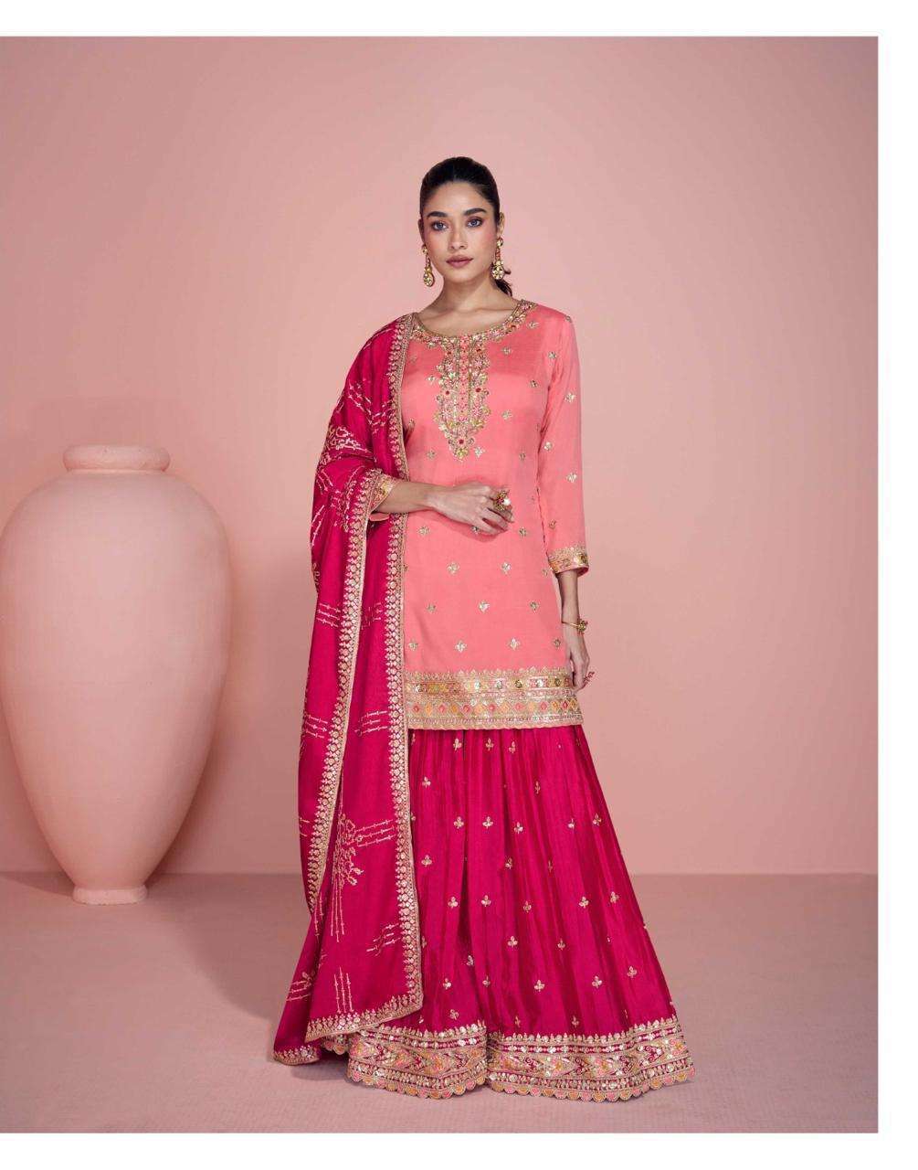 SAYURI ZOHA PARTYWEAR SHARARA DRESS CATALOGUE BEST RATE DEALER 2025