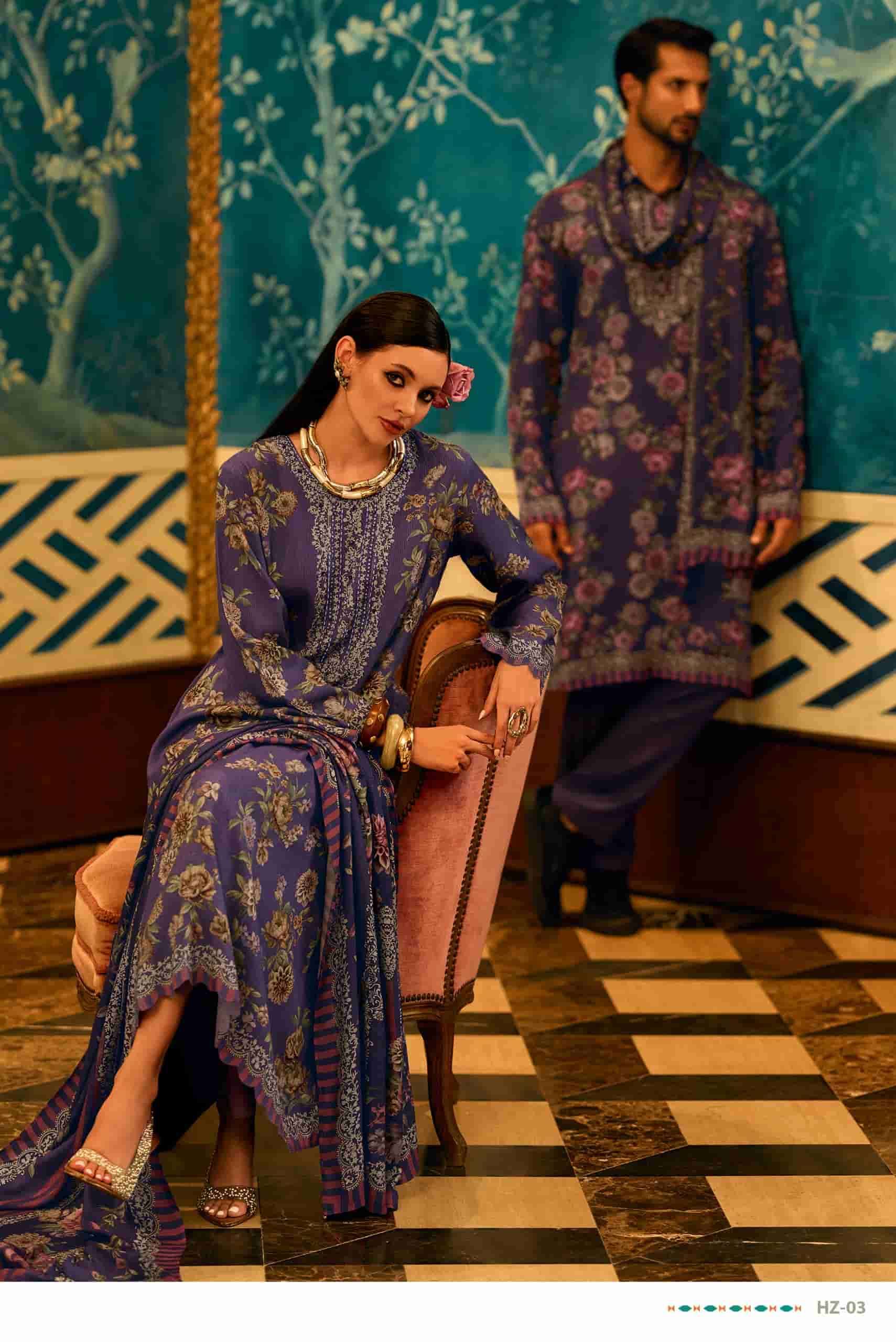 VARSHA HAYZEN DESIGNER WORK PASHMINA LATEST CATALOGUE WHOLESALER IN INDIA 