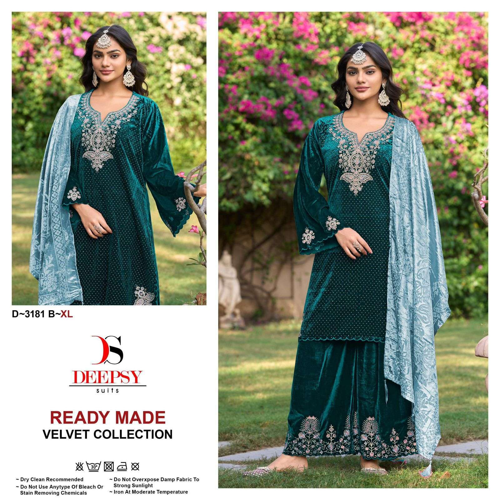 DEEPSY D 3181 COLORS VELVET PAKISTANI SUIT WHOLESALER BEST RATE 