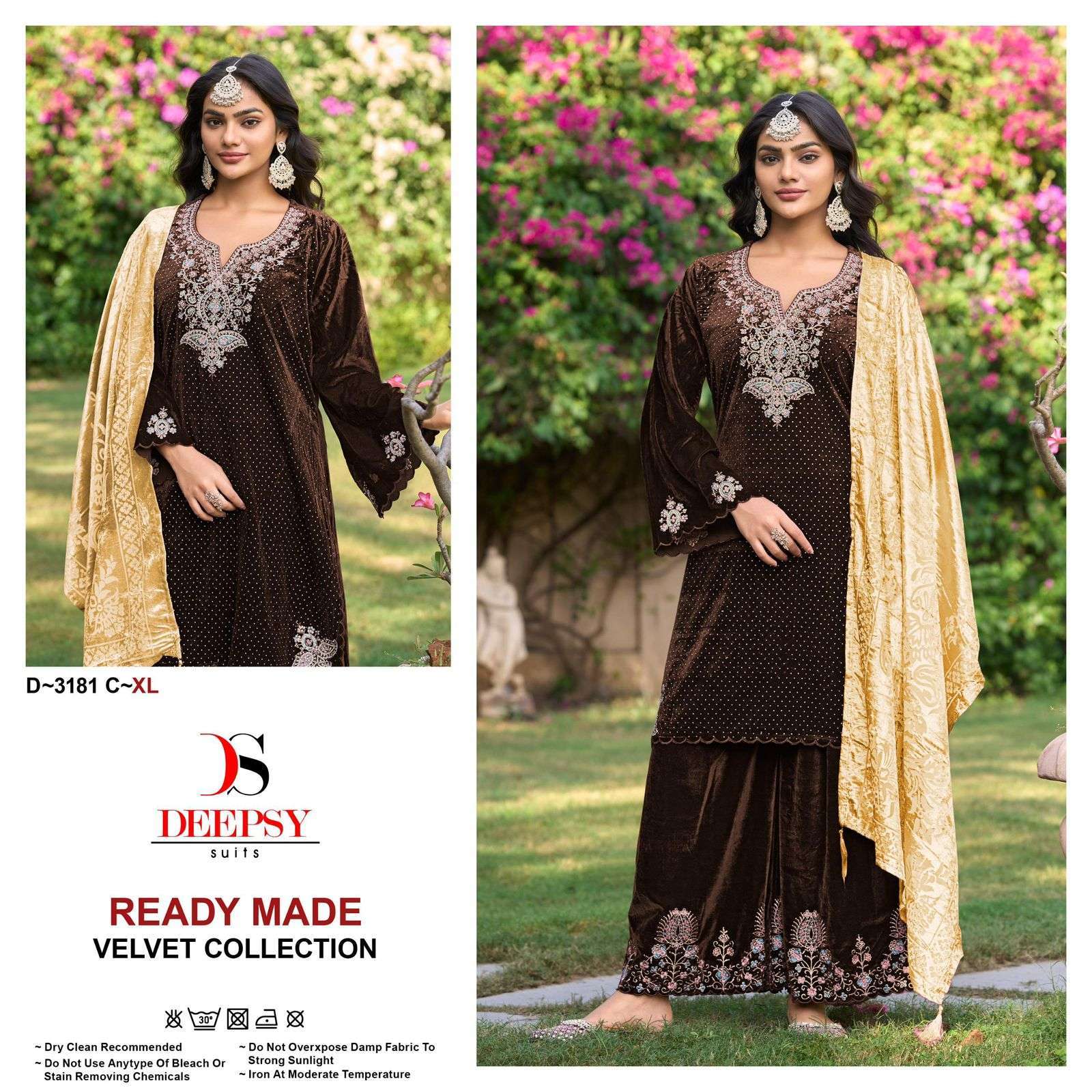 DEEPSY D 3181 COLORS VELVET PAKISTANI SUIT WHOLESALER BEST RATE 