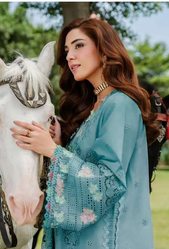 DEEPSY SUIT 1296 COLORS PAKISTANI SELF EMBROIDERY COTTON SUIT WHOLESALER 