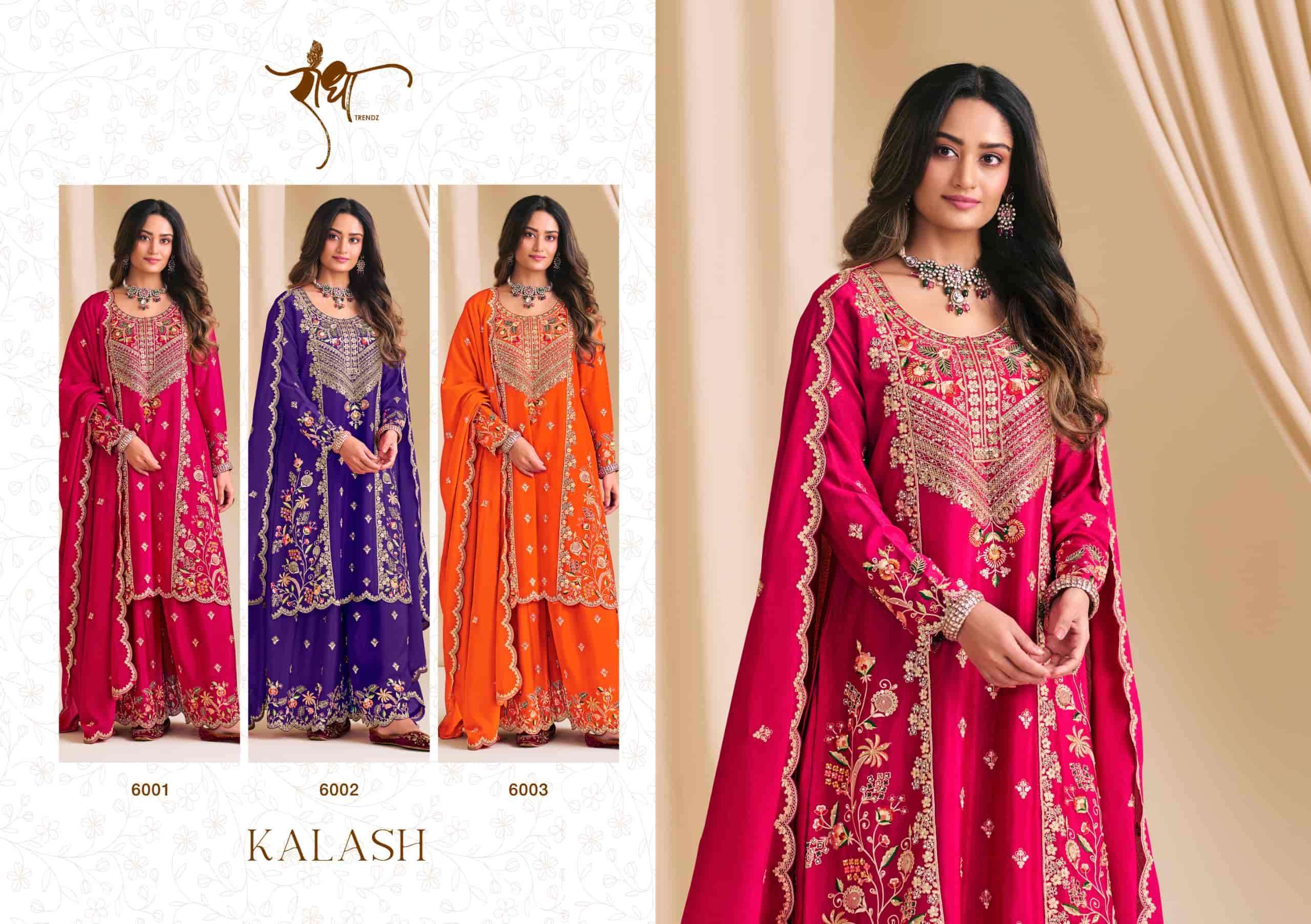 RADHA TRENDZ KALASH PARTYWEAR STYLE DESIGNER DRESS CATALOGUE BEST RATE 2025