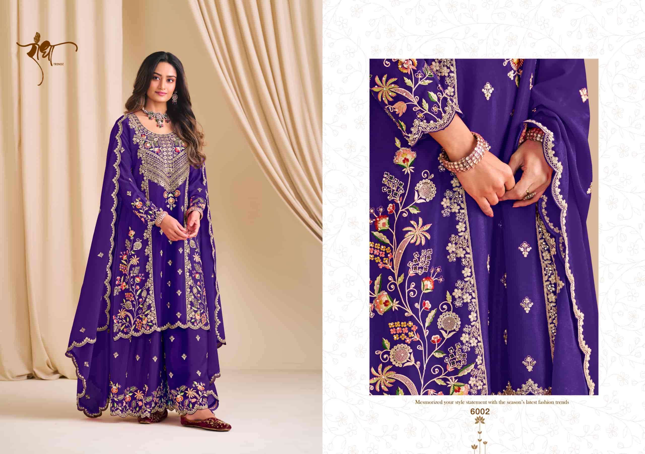 RADHA TRENDZ KALASH PARTYWEAR STYLE DESIGNER DRESS CATALOGUE BEST RATE 2025