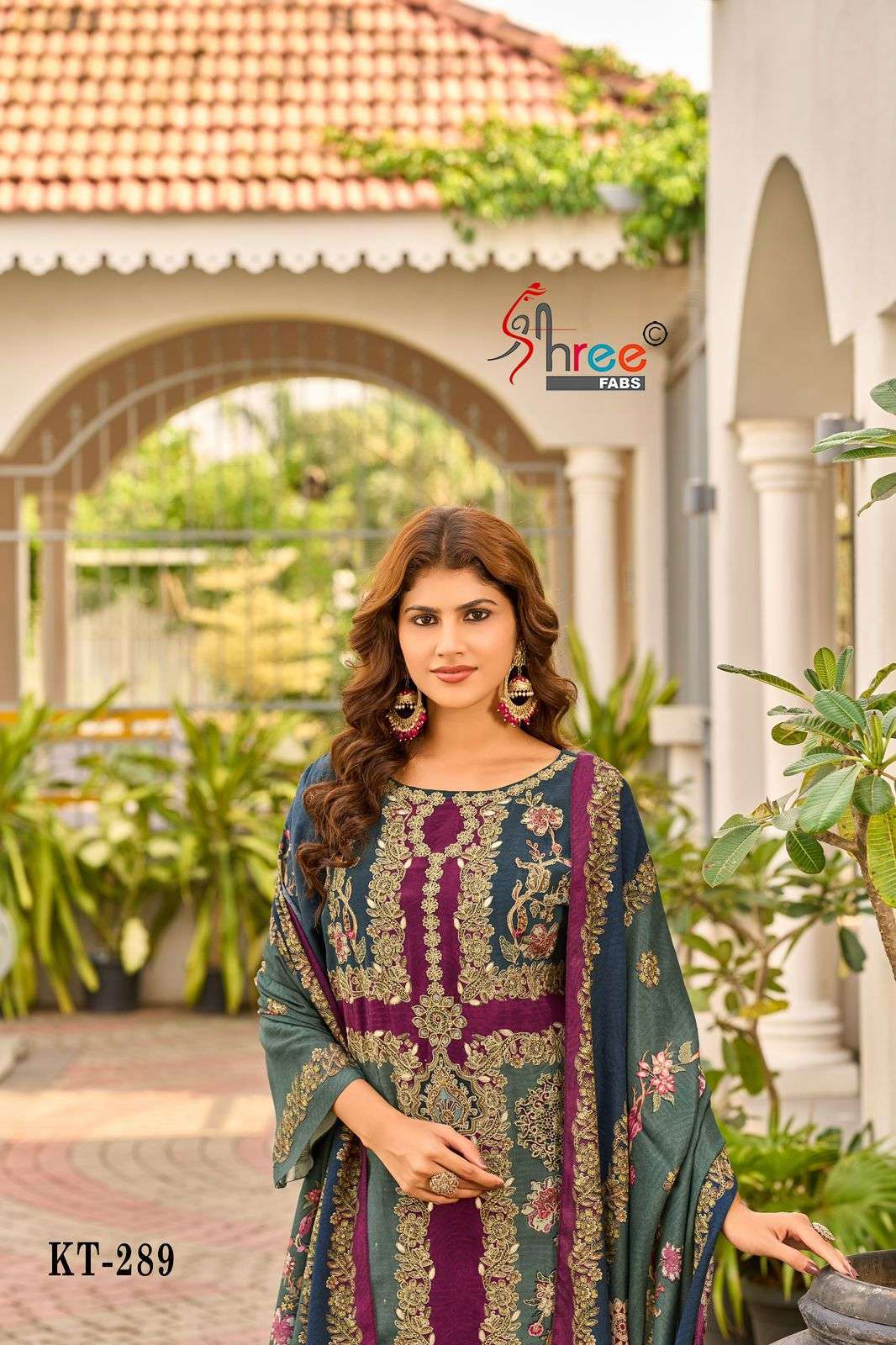 SHREE FAB KT 289 COLORS PAKISTANI MUSLIN SUIT WHOLESALER BEST RATE 