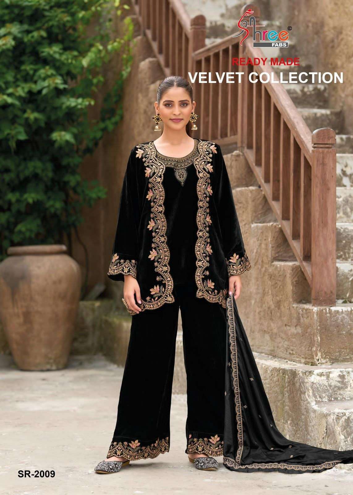 SHREE FAB SR 2009 COLORS PAKISTANI VELVET DRESS WHOLESALER 2025