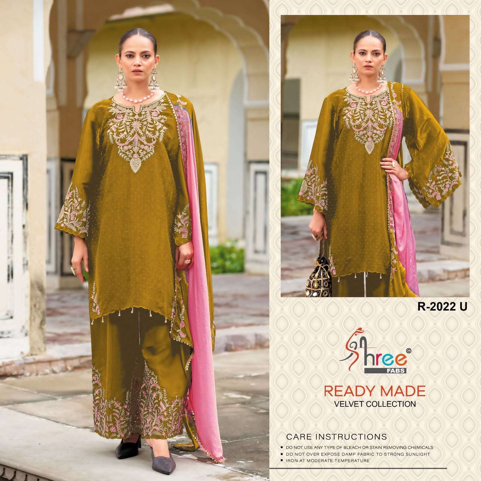 SHREE FAB SR 2022 COLORS DESIGNER PAKISTANI VELVET SUIT WHOLESALER 2025