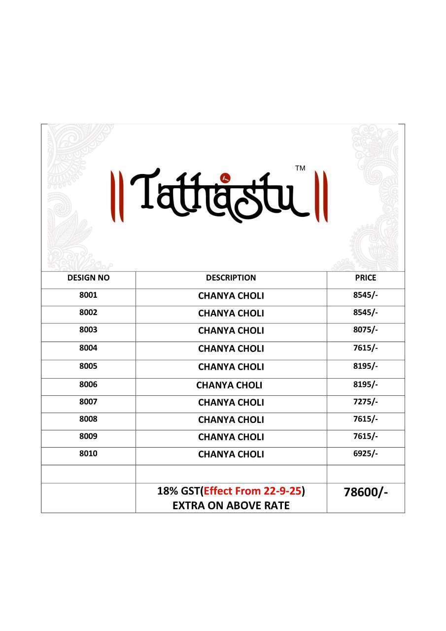 TATHASTU ANAARA HIT LIST  READYMADE LEHNGA WITH MIRROR WORK EXPORTER LEHNGA 