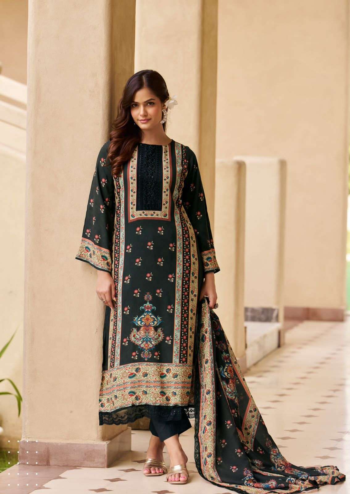 THE HERMITAGE SHOP BAGH EDITION 5 LAWN SUIT WHOLESALER 