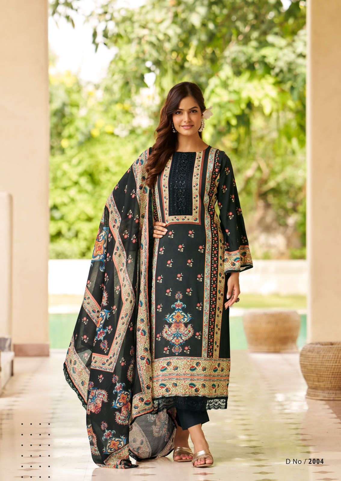 THE HERMITAGE SHOP BAGH EDITION 5 LAWN SUIT WHOLESALER 