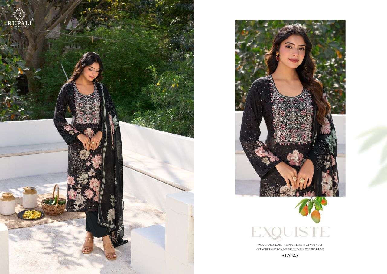 RUPALI FASHION SUMMER FLAVOUR COTTON SILK FANCY SUIT WHOLESALER BEST RATE