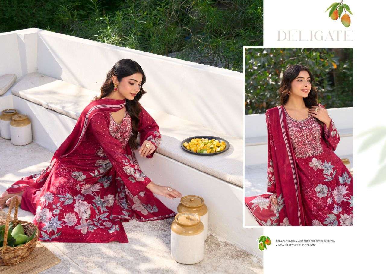 RUPALI FASHION SUMMER FLAVOUR COTTON SILK FANCY SUIT WHOLESALER BEST RATE